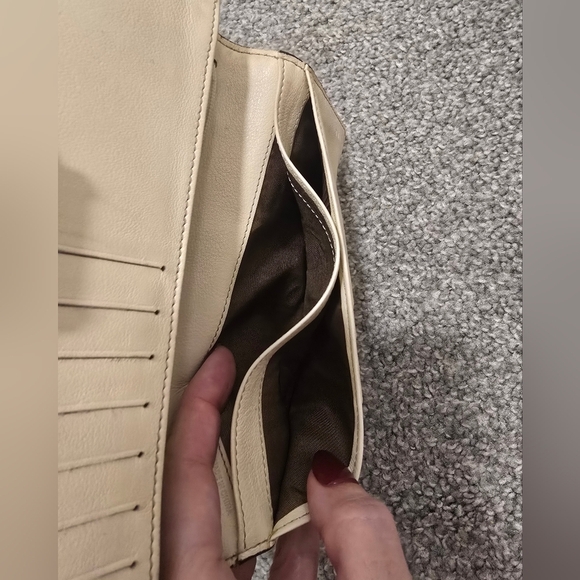 Celine Vintage Canvas Trifold Wallet Neutrals Classic Chic Luxury Minimalist - Picture 11 of 16